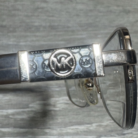 Michael Kors MK340 Eyeglass Frames 52-18-135 Gold Brown Semi Rimless + Case - Picture 8 of 12